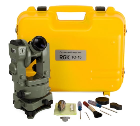 Оптический теодолит RGK TO-15 купить по низкой цене | МАКСПРОФИТ