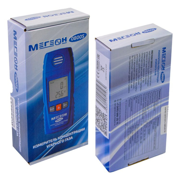 Измеритель концентрации угарного газа МЕГЕОН 08005 купить по низкой цене | МАКСПРОФИТ